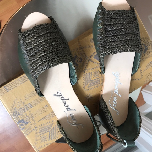 NWT Free People Beaumont woven Flat sz37 7 - Picture 2 of 4